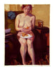 Print of Brighid Eating Oranges