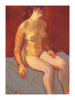 Print of Figure in Tuscan Red