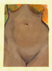 Print of Hip Study on Orange
