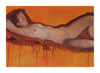 Reclining in Orange